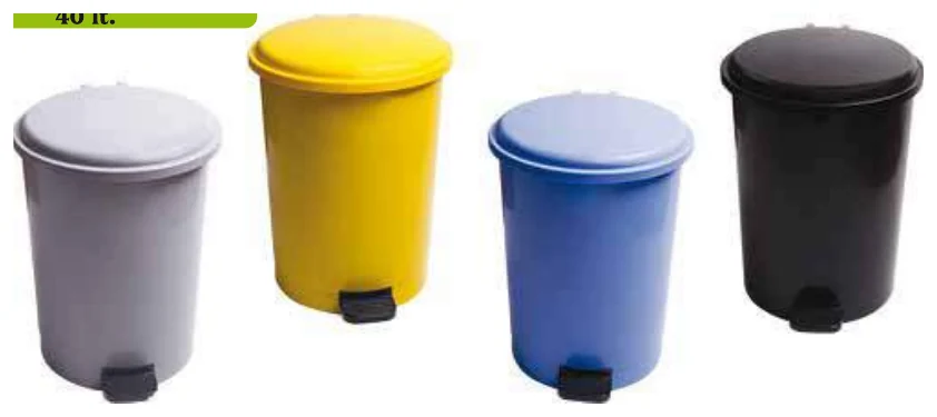 Plastik Pedallı Çöp Kovası